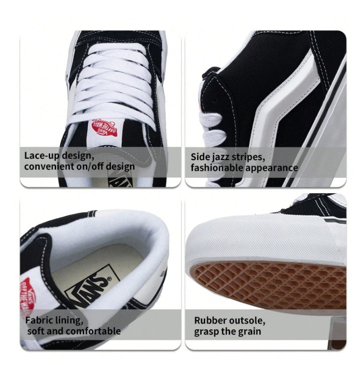 Vans Knu Mid メンズ・レディース スポーツシューズ 軽量 ローカット スニーカー カジュアルシューズ VN000CQ96BT
